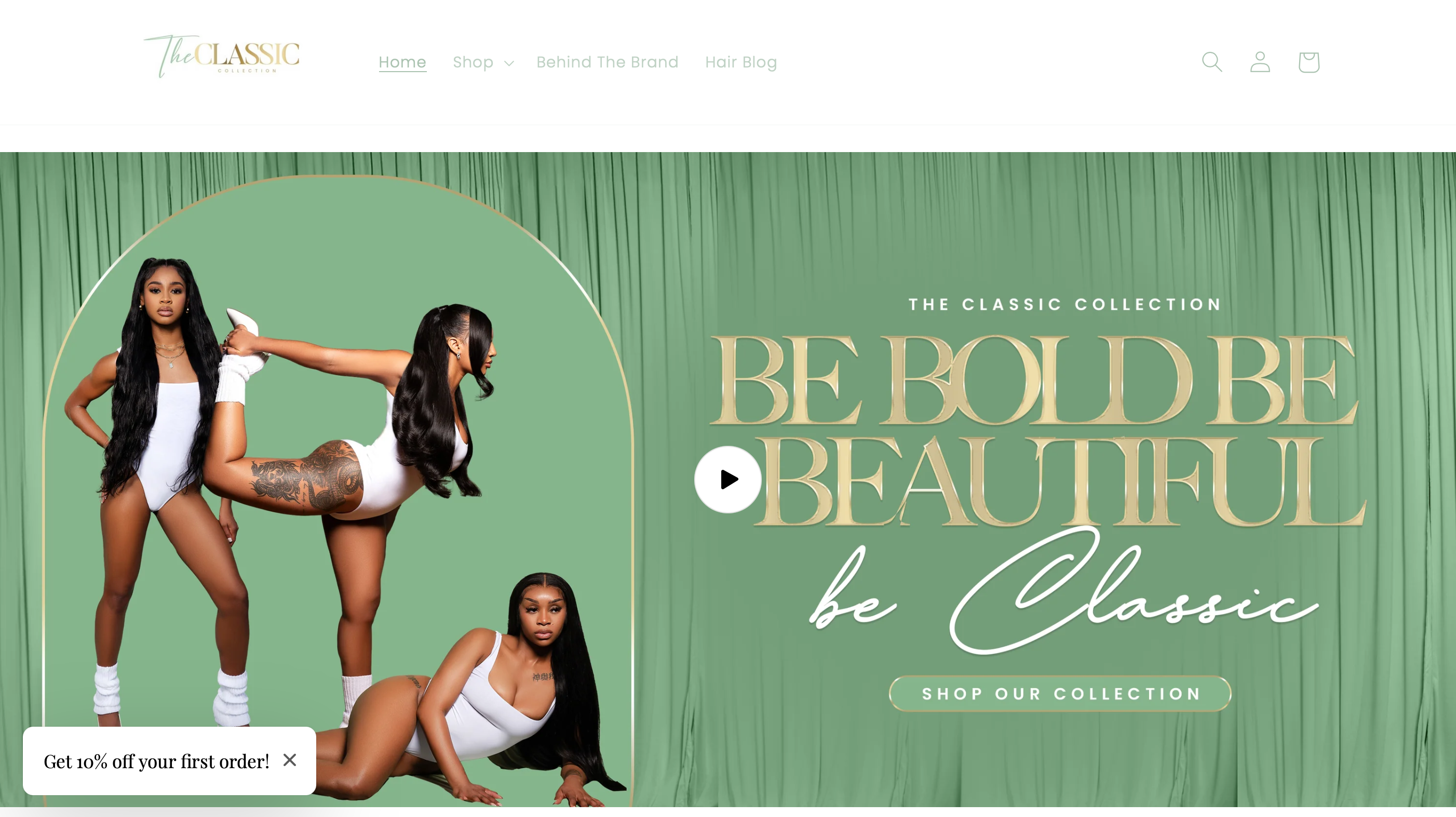 The Classic Collection desktop preview
